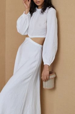 Bec And Bridge Madeleine Midi Dress Ivory