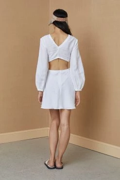 Bec And Bridge Madeleine Mini Dress Ivory 8 Bec And Bridge Madeleine Mini Dress Ivory