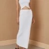 Bec And Bridge Versailles Knit Midi Skirt Ivory
