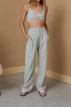 Bec And Bridge Phoebe Top Light Khaki