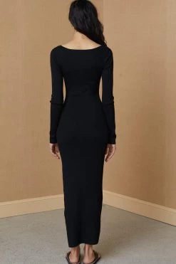 Bec And Bridge Freya Scoop Neck Knit Dress Black 11 Bec And Bridge Freya Scoop Neck Knit Dress Black