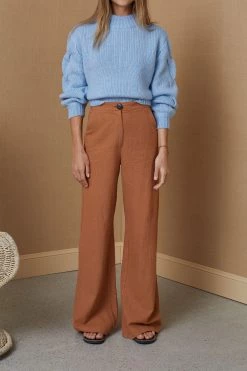 Bec And Bridge Celeste Knit Jumper Sky Blue