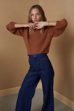 Bec And Bridge Celeste Knit Jumper Clay