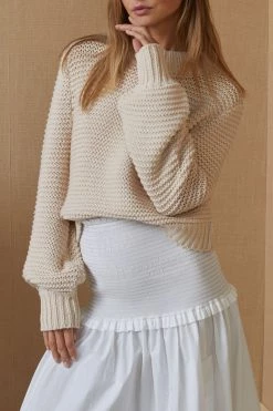 Bec And Bridge Elsa Knit Jumper Pumice