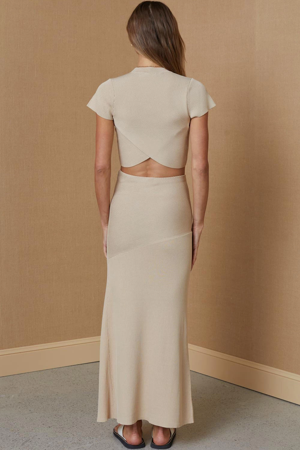 Bec And Bridge Harper Knit Midi Skirt Latte 5 Bec And Bridge Harper Knit Midi Skirt Latte