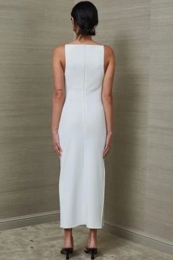 Bec And Bridge Bec And Bridge Bec & Bridge Arlette Tuck Midi Dress Ivory 14 Bec And Bridge Bec And Bridge Bec & Bridge Arlette Tuck Midi Dress Ivory