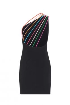 By Johnny Spectrum Slice Asymmetric Mini Dress 17 By Johnny Spectrum Slice Asymmetric Mini Dress