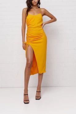 By Johnny Calypso Slice Slip Dress
