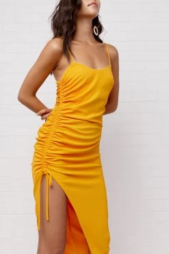 By Johnny Calypso Slice Slip Dress