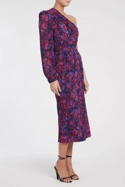 Rebecca Vallance Cherry Bomb One Sleeve Midi