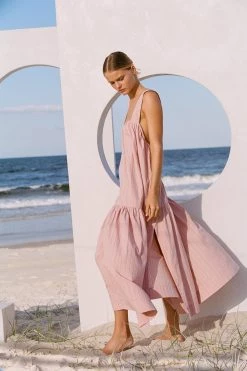 Shona Joy Ella Low Back Midi Dress