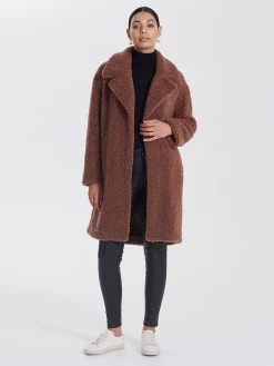 Ena Pelly Longline Teddy Jacket