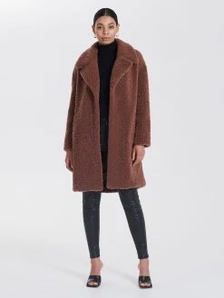 Ena Pelly Longline Teddy Jacket