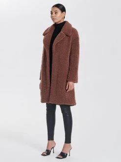 Ena Pelly Longline Teddy Jacket