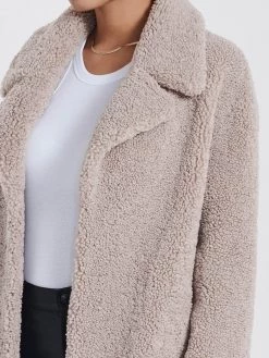 Ena Pelly Longline Teddy Jacket