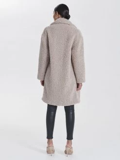 Ena Pelly Longline Teddy Jacket