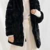 San Sloane Ashford Faux Fur Jacket Black