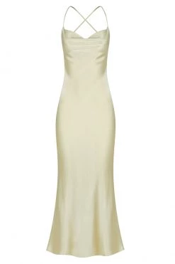 Shona Joy Giselle Cowl Back Bias Midi Melon