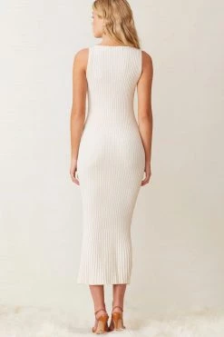 Bec And Bridge White Water Midi Dress