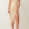 Bec And Bridge Zoe Midi Wrap Silk Dress