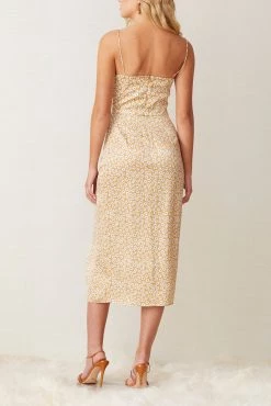 Bec And Bridge Zoe Midi Wrap Silk Dress