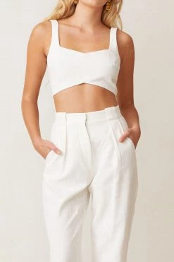 Bec And Bridge Coral Club Top White