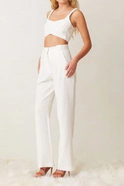 Bec And Bridge Coral Club Top White