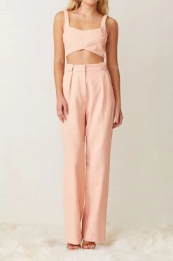 Bec And Bridge Coral Club Pant Peach 9 Bec And Bridge Coral Club Pant Peach