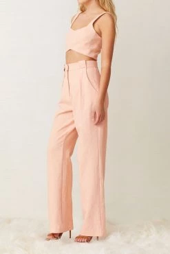 Bec And Bridge Coral Club Top Peach