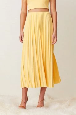 Bec And Bridge Sunny Pleated Midi Skirt