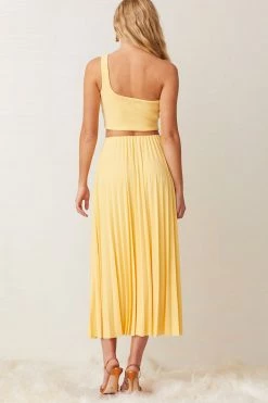 Bec And Bridge Sunny Pleated Midi Skirt