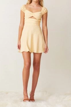 Bec And Bridge Butter Daisy Mini Dress