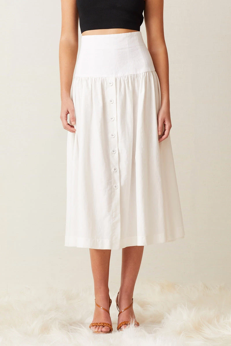 Bec And Bridge Puka Shell Midi Skirt 3 Bec And Bridge Puka Shell Midi Skirt