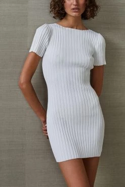 Bec And Bridge Deja Vu Mini Dress Ivory