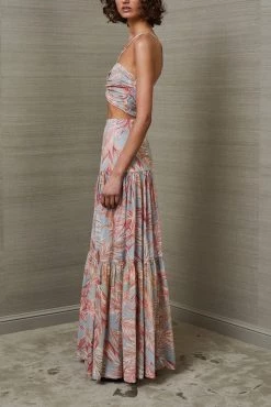 Bec And Bridge Miami Palm Midi Skirt