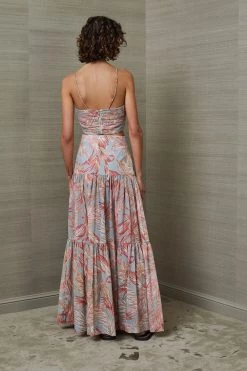 Bec And Bridge Miami Palm Midi Skirt