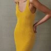 Bec And Bridge Bowie Midi Dress Mustard