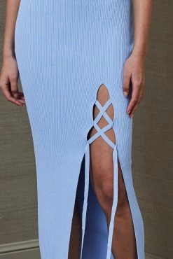 Bec And Bridge Lola Midi Dress Sky Blue