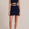 Bec And Bridge Effie Knit Mini Dress Ink