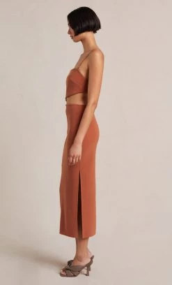 Bec And Bridge Bec And Bridge Bec & Bridge Alba Cut Out Midi Dress Terracotta 9 Bec And Bridge Bec And Bridge Bec & Bridge Alba Cut Out Midi Dress Terracotta