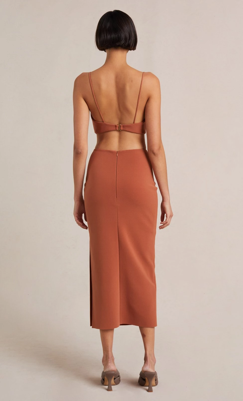 Bec And Bridge Bec And Bridge Bec & Bridge Alba Cut Out Midi Dress Terracotta 6 Bec And Bridge Bec And Bridge Bec & Bridge Alba Cut Out Midi Dress Terracotta