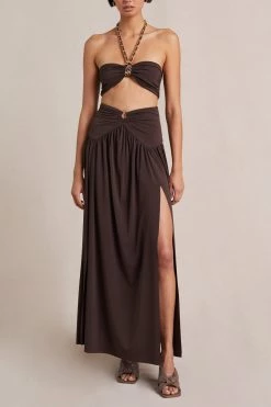 Bec And Bridge Bec And Bridge Bec & Bridge Jolene Maxi Skirt Cognac