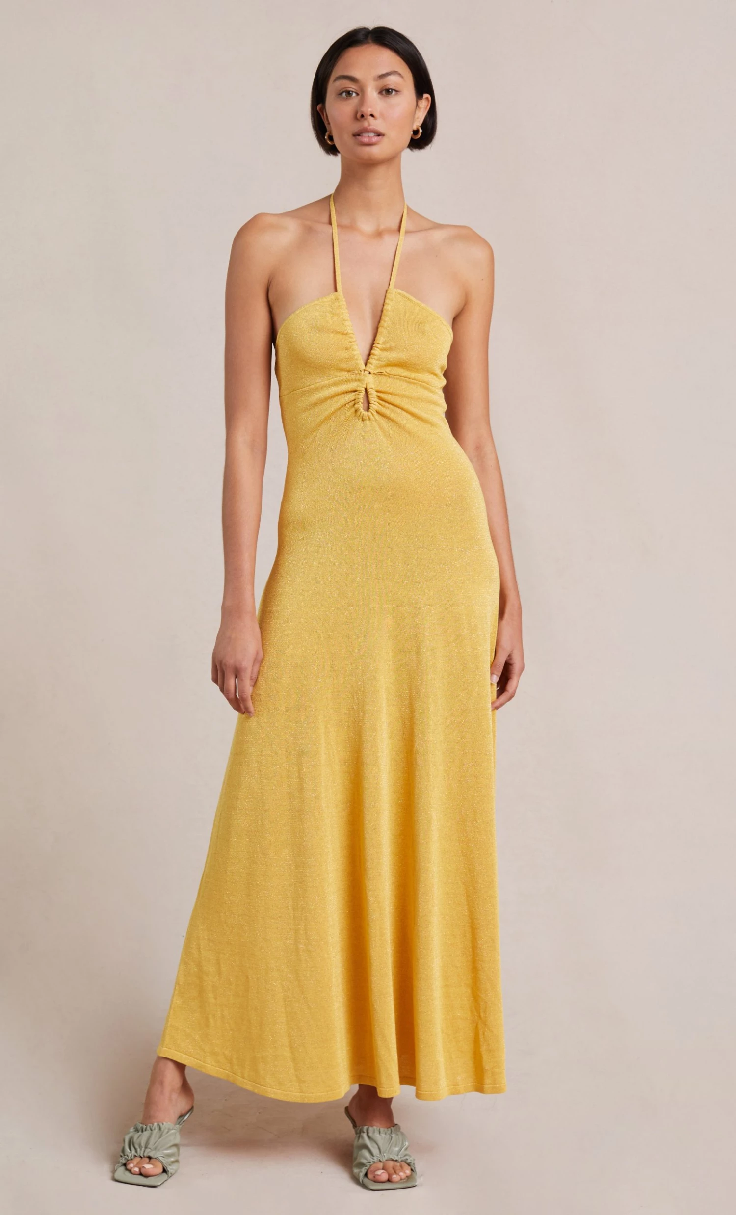 Bec And Bridge Indya Knit Maxi Dress Straw 4 Bec And Bridge Indya Knit Maxi Dress Straw