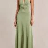 Bec And Bridge Indya Knit Maxi Dress Pistachio