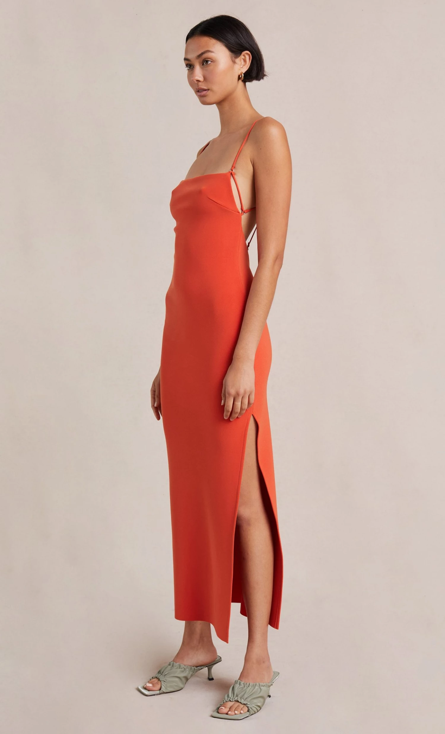 Bec And Bridge Elroy Midi Dress Flame 4 Bec And Bridge Elroy Midi Dress Flame