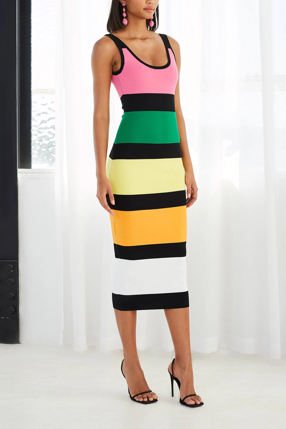 By Johnny All Sorts Rib Midi Dress 3 By Johnny All Sorts Rib Midi Dress