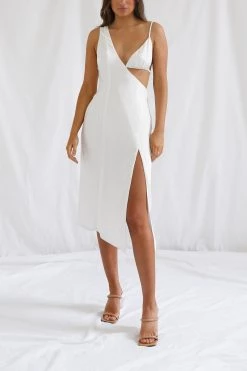 San Sloane Orisis Dress White