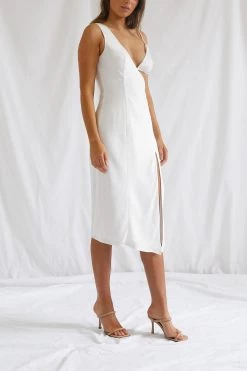 San Sloane Orisis Dress White
