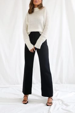 San Sloane Helena Knit Cream