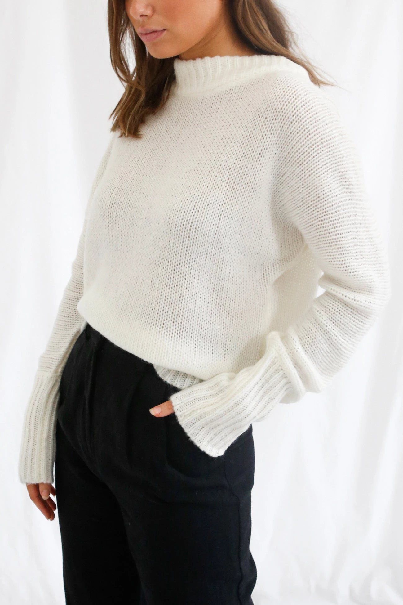 San Sloane Helena Knit Cream 5 San Sloane Helena Knit Cream